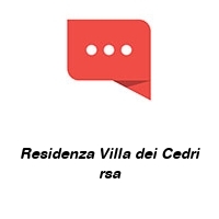 Residenza Villa dei Cedri rsa