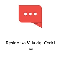 Logo Residenza Villa dei Cedri rsa