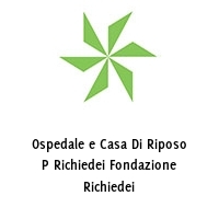 Logo Ospedale e Casa Di Riposo P Richiedei Fondazione Richiedei