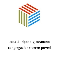 Logo casa di riposo g cusmano congregazione serve poveri