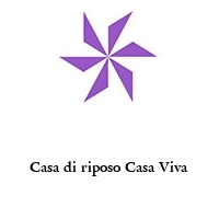 Logo Casa di riposo Casa Viva
