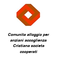 Logo Comunita alloggio per anziani accoglienza Cristiana societa cooperati