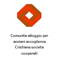 Comunita alloggio per anziani accoglienza Cristiana societa cooperati