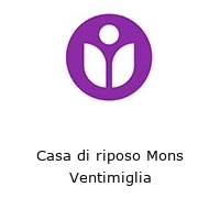 Logo Casa di riposo Mons Ventimiglia