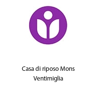 Casa di riposo Mons Ventimiglia