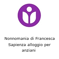 Logo Nonnomania di Francesca Sapienza alloggio per anziani 