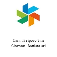 Logo Casa di riposo San Giovanni Battista srl