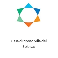 Logo Casa di riposo Villa del Sole sas