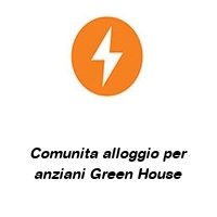 Logo Comunita alloggio per anziani Green House