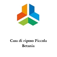 Logo Casa di riposo Piccola Betania