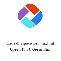 Logo Casa di riposo per anziani Opera Pia C Gerundini