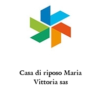 Logo Casa di riposo Maria Vittoria sas