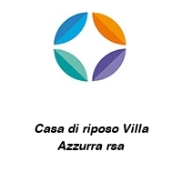 Logo Casa di riposo Villa Azzurra rsa