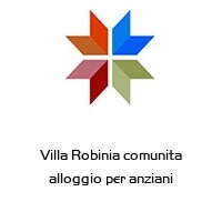Logo Villa Robinia comunita alloggio per anziani