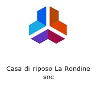 Logo Casa di riposo La Rondine snc