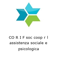 Logo CO R I F soc coop r l assistenza sociale e psicologica