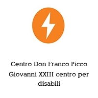 Logo Centro Don Franco Picco Giovanni XXIII centro per disabili