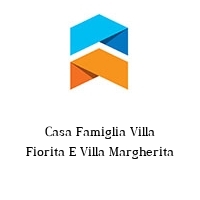 Logo Casa Famiglia Villa Fiorita E Villa Margherita 