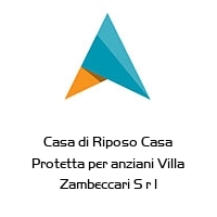 Logo Casa di Riposo Casa Protetta per anziani Villa Zambeccari S r l