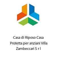 Logo Casa di Riposo Casa Protetta per anziani Villa Zambeccari S r l