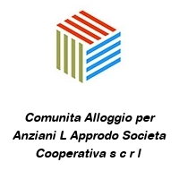 Logo Comunita Alloggio per Anziani L Approdo Societa Cooperativa s c r l 