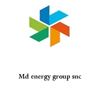 Logo Md energy group snc