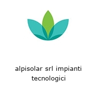 Logo alpisolar srl impianti tecnologici