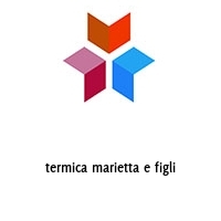 Logo termica marietta e figli