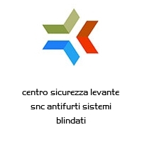 Logo centro sicurezza levante snc antifurti sistemi blindati