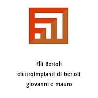 Logo Flli Bertoli elettroimpianti di bertoli giovanni e mauro