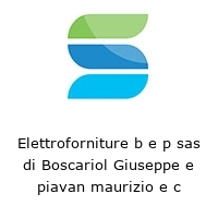 Logo Elettroforniture b e p sas di Boscariol Giuseppe e piavan maurizio e c