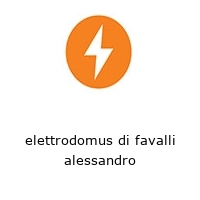 Logo elettrodomus di favalli alessandro