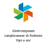 Logo Elettroimpianti Langhiranese di Pedesini Ugo e snc