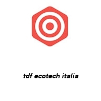 Logo tdf ecotech italia