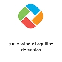 Logo sun e wind di aquilino domenico