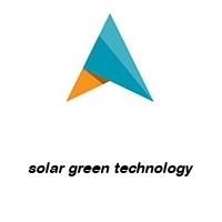 Logo solar green technology