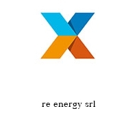 Logo re energy srl