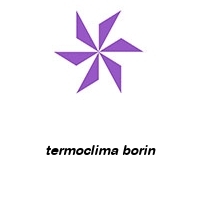 Logo termoclima borin