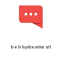 Logo b e b hydra solar srl