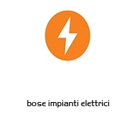 Logo bose impianti elettrici