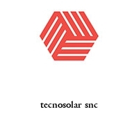 Logo tecnosolar snc