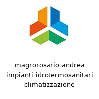 Logo magrorosario andrea impianti idrotermosanitari climatizzazione