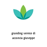 Logo grunding service di acconcia giuseppe
