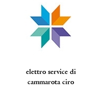 Logo elettro service di cammarota ciro