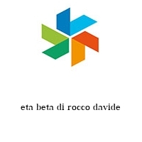 Logo eta beta di rocco davide