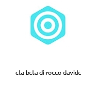Logo eta beta di rocco davide