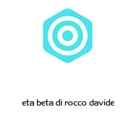 Logo eta beta di rocco davide