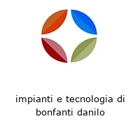 Logo impianti e tecnologia di bonfanti danilo
