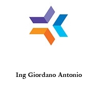 Ing Giordano Antonio