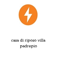 Logo casa di riposo villa padrepio